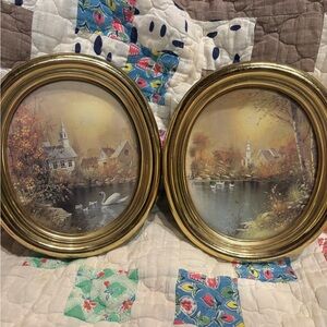 Vintage homeco framed pictures